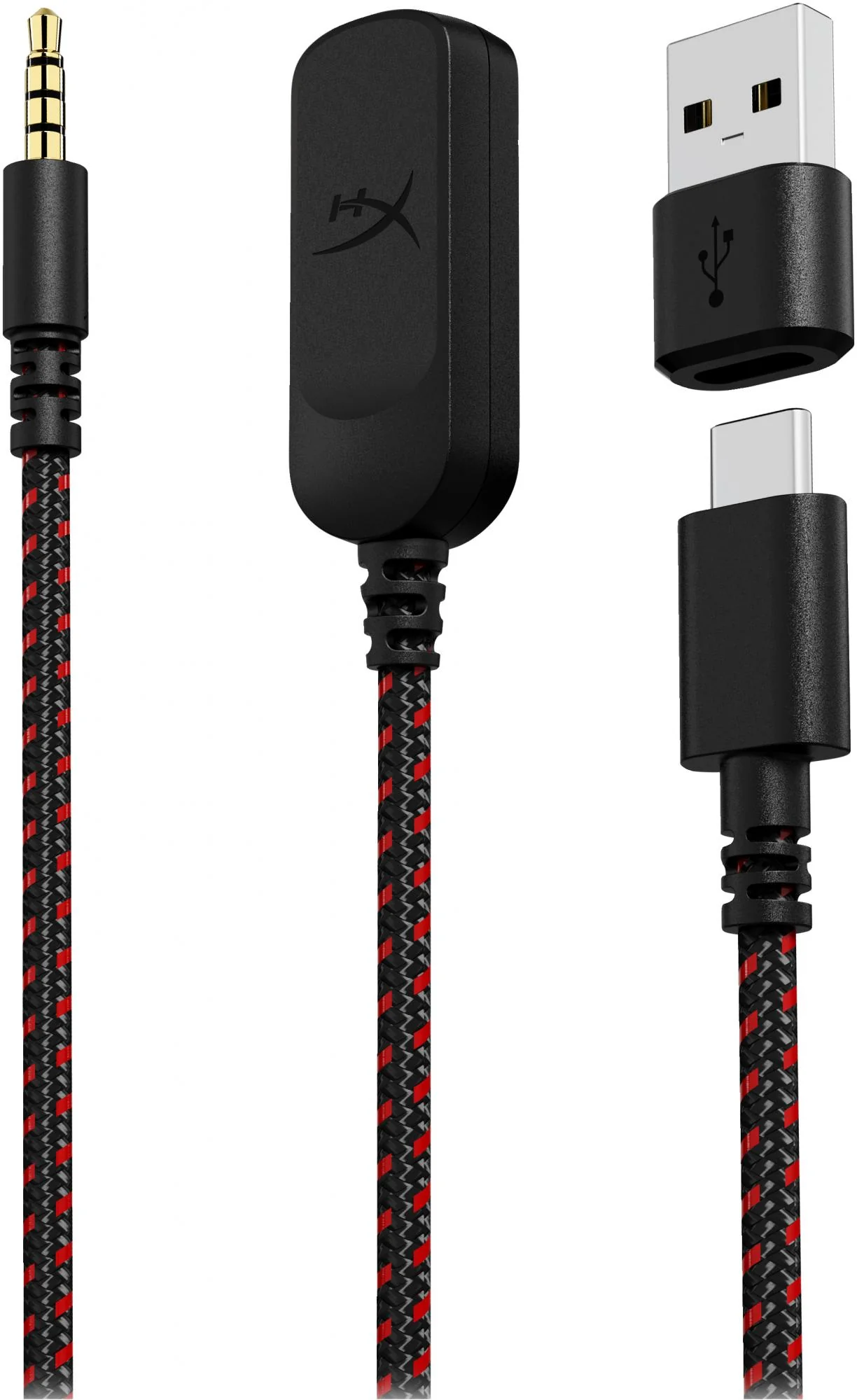 HyperX Cloud 3 Kabling Headset Sort Rød