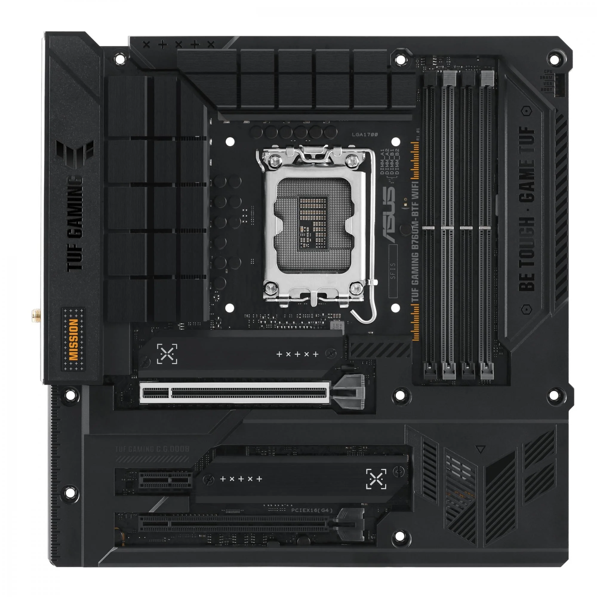 ASUS TUF GAMING B760M-BTF WIFI (mATX. B760. LGA 1700. DDR5)