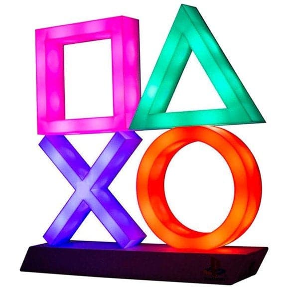 Playstation Gaming Lampe Icons XL Mehrfarbig