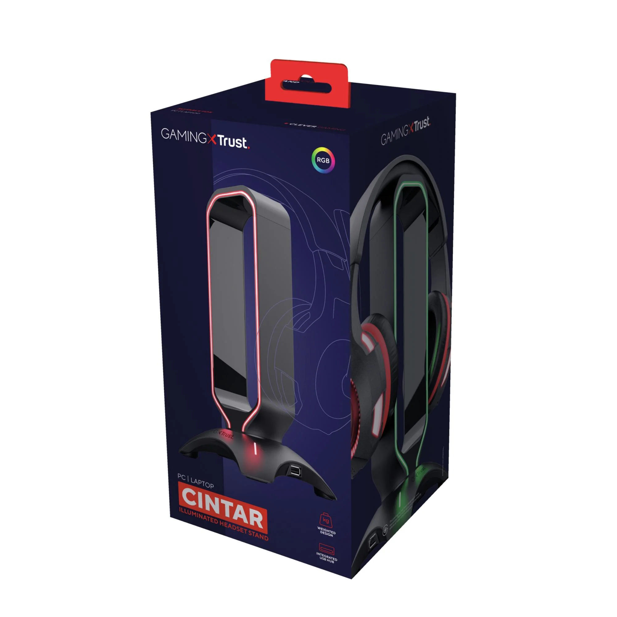 TRUST GXT265 CINTAR RGB HEADSET STAND
