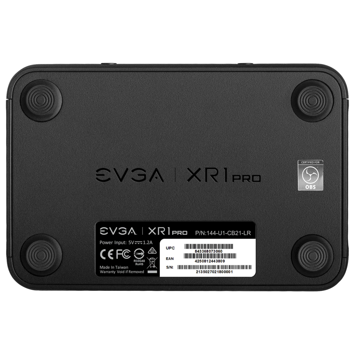 EVGA XR1 Pro 4K erfasst 4K HDMI-Eingang/PassThru