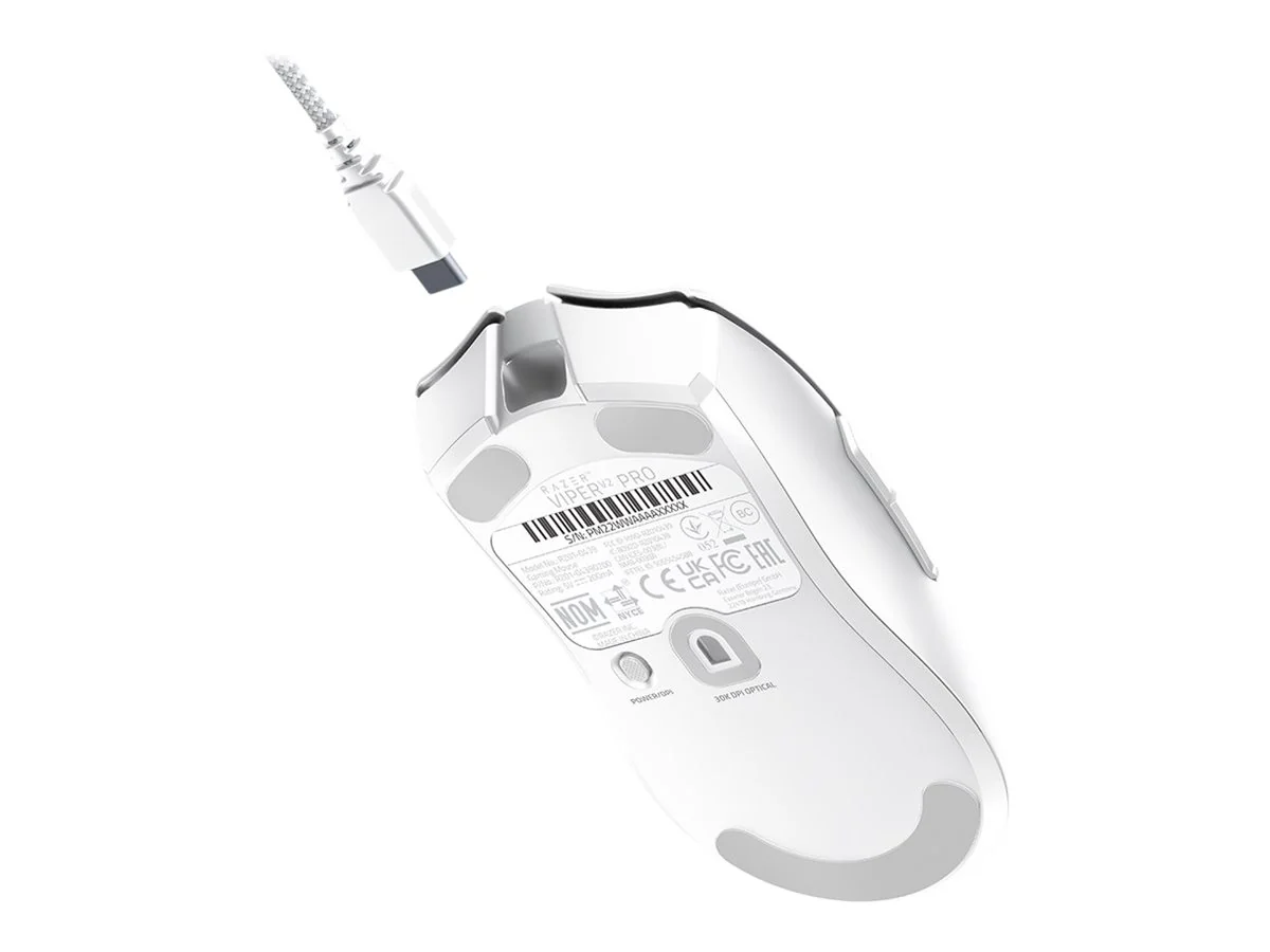 Razer Viper V2 Pro kabelloses Kabel weiß