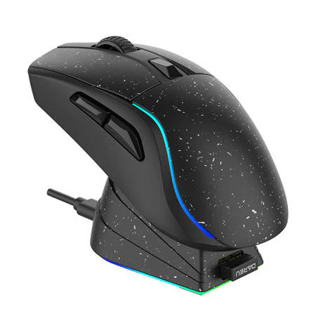 trådløs gaming mouse + charging dock Dareu A950 RGB 400-12000 DPI (sort)