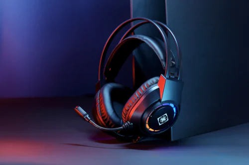 Deltaco - DH220 USB Stereo Gaming Headset - RGB - Sort