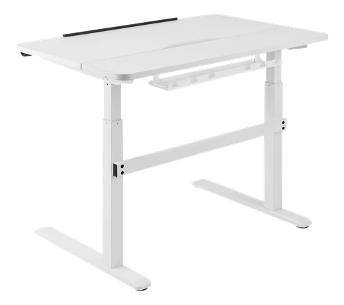 DELTACO Office Premium Sidde/stå-skrivebord Stål Kontor