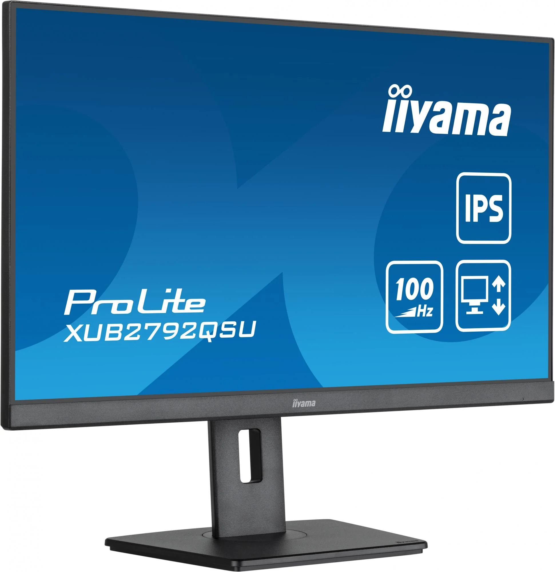 iiyama ProLite XUB2792QSU-B6 27 2560 x 1440 (2K) HDMI DisplayPort 100Hz Pivot Skærm