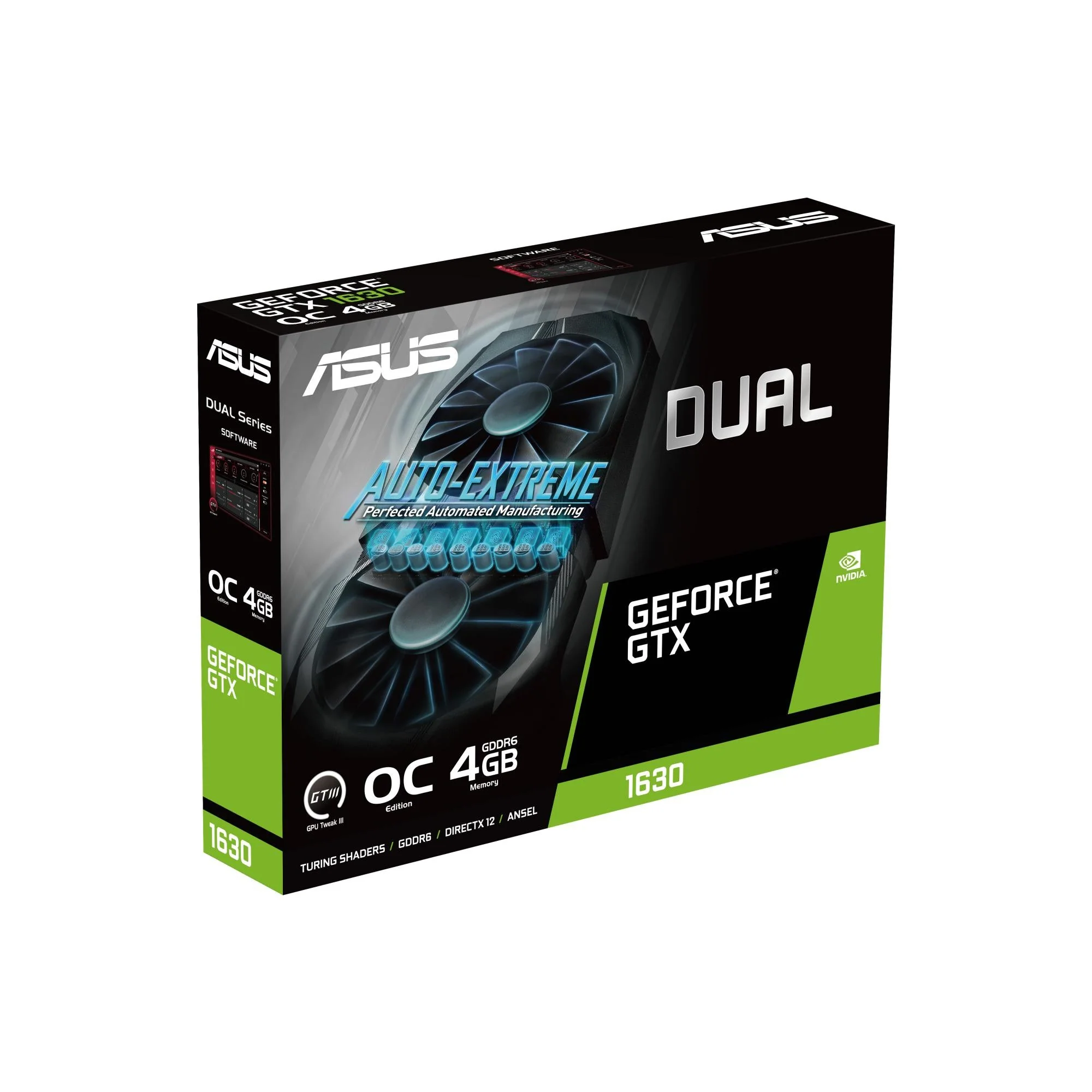 ASUS GeForce GTX 1630 4GB GDDR6 DUAL OC