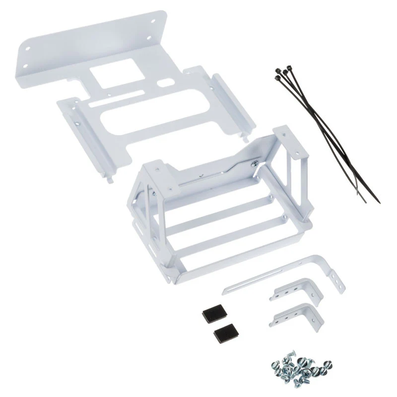Lian Li Upright GPU bracket for O11D Evo White - updated for improved 40 series support. PCI express 4.0