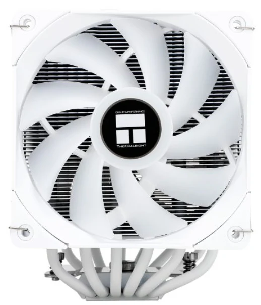 Thermalright Peerless Assasin 120 White ARGB - CPU cooler. dual tower. full white with top plate and ARGB fan