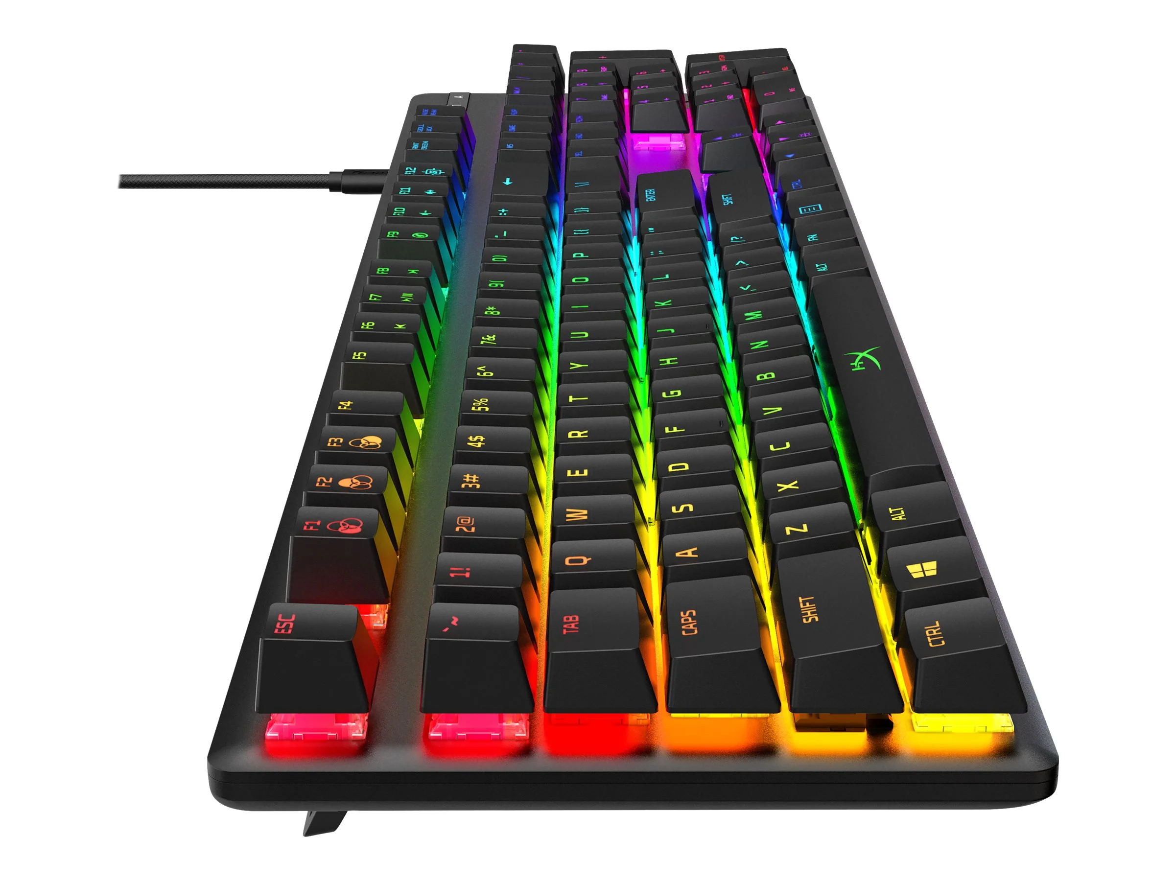 HyperX Alloy Origins Tastatur Mekanisk RGB/16.7 millioner farver Kabling USA