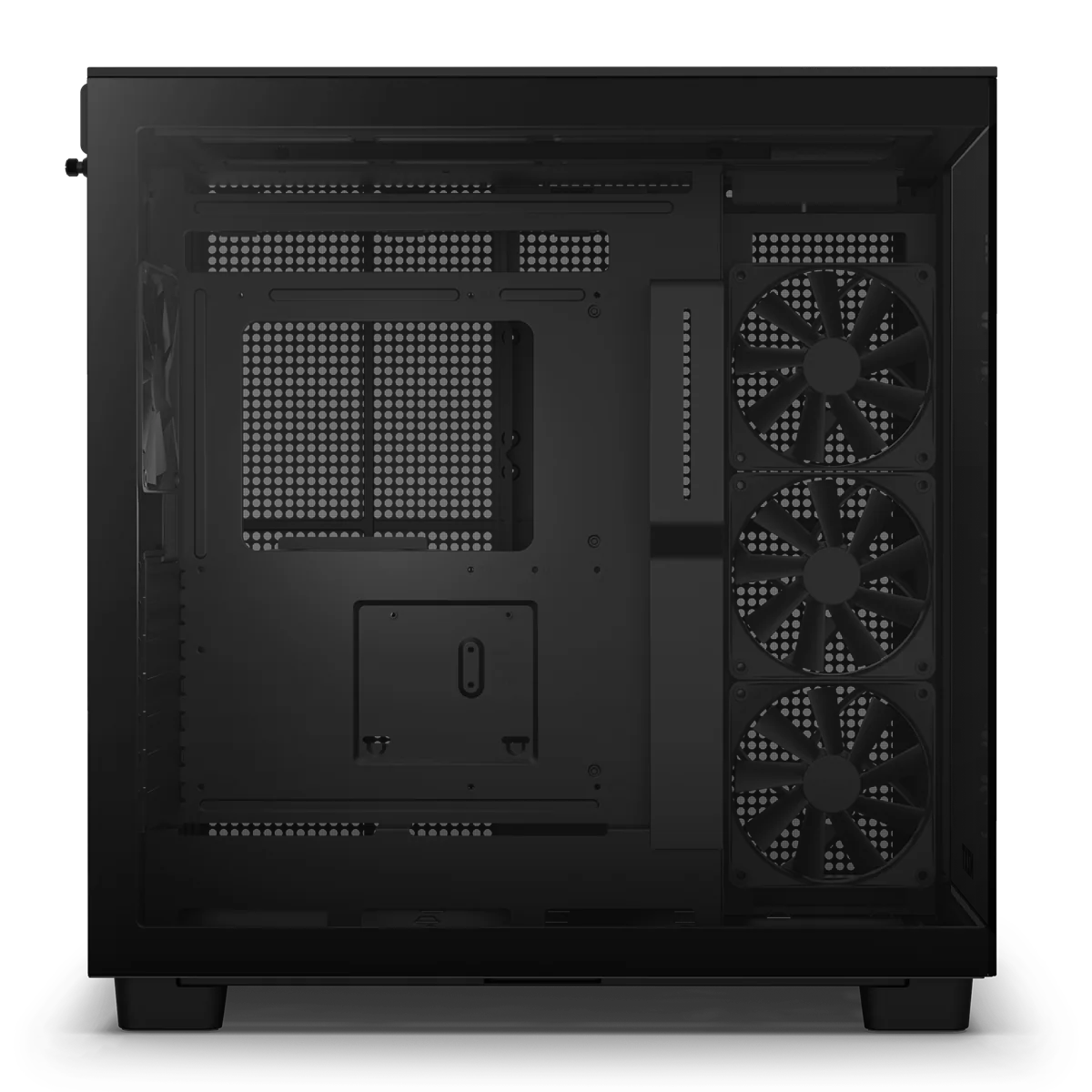 NZXT H9 Flow Schwarzes Zweikammer-Mid-Tower-Gehäuse