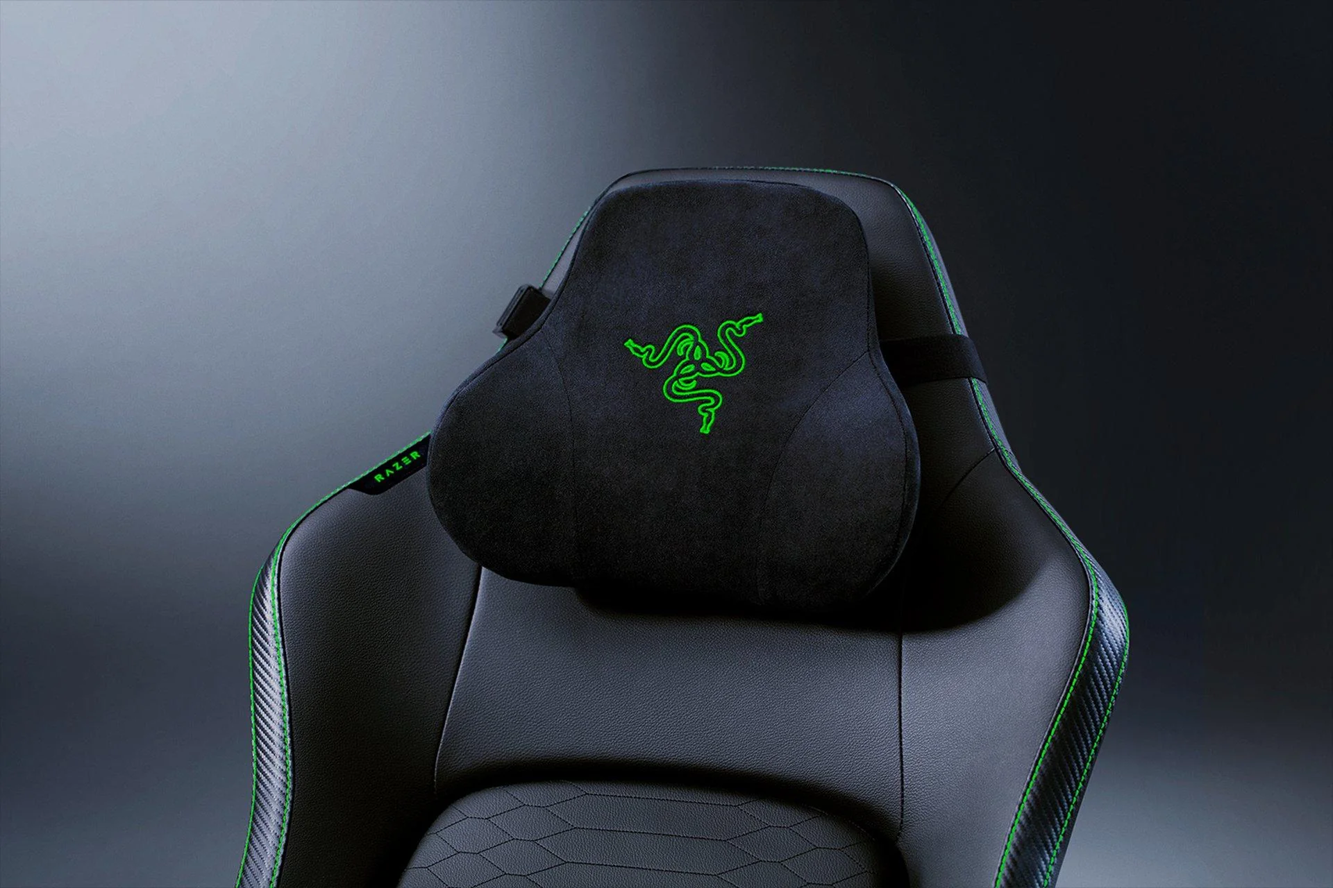 Razer Iskur V2 – Ergonomisk Gaming Stol med Dynamisk Lændestøtte (Sort/Grøn)