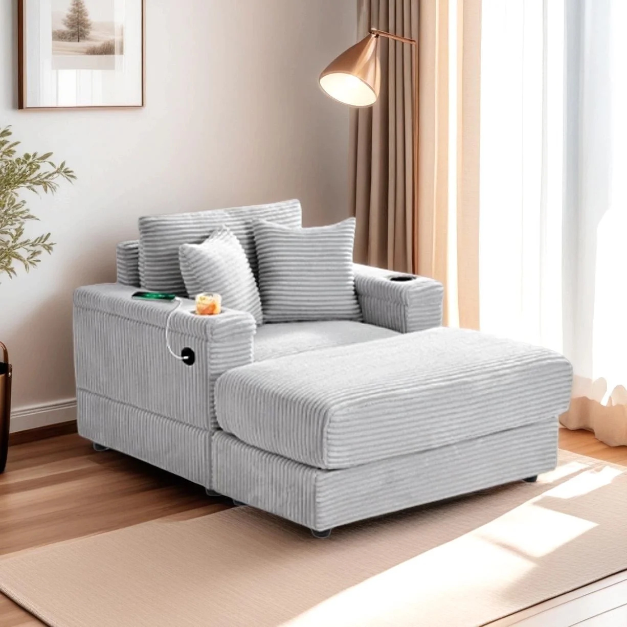 Wiilayok Oversized Lounge Chair Indoor,54