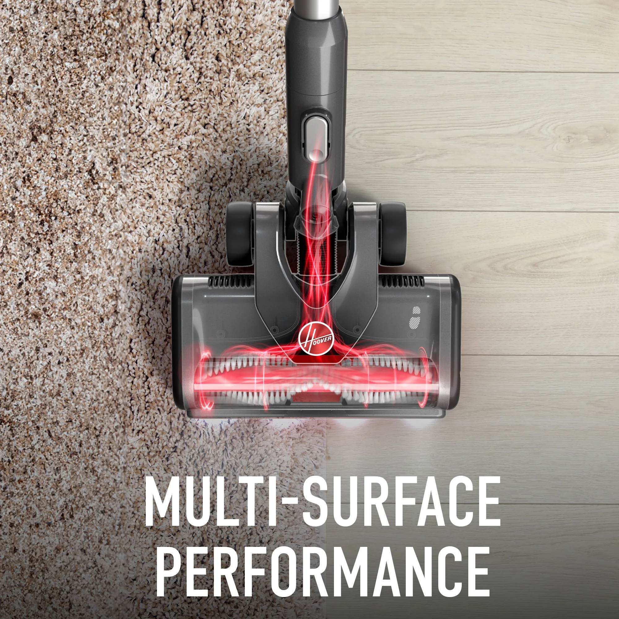 Hoover Excelerate, Cordless Stick Vacuum, for Carpet & Hard Floor, Lightweight, LED Headlights, up to 25 Min. Runtime for All-Home Daily Use, BH59010V