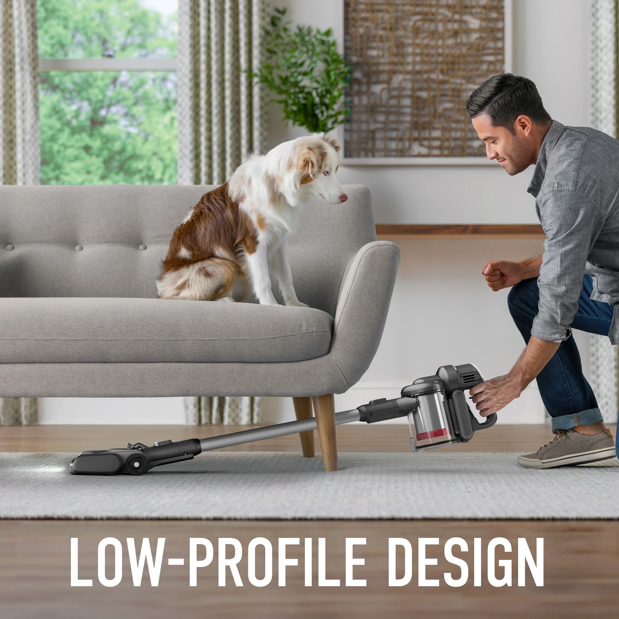 Hoover Excelerate, Cordless Stick Vacuum, for Carpet & Hard Floor, Lightweight, LED Headlights, up to 25 Min. Runtime for All-Home Daily Use, BH59010V