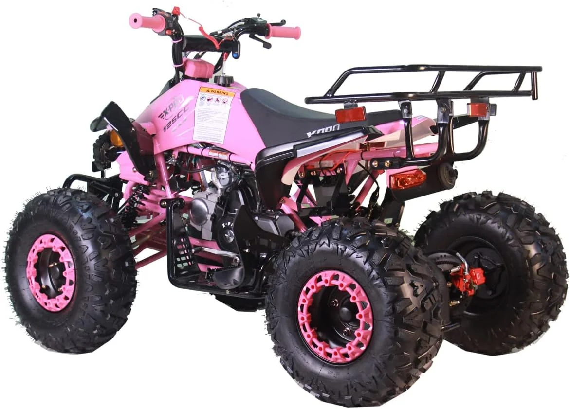 X-Pro Brand New 125cc Gas ATV, Automatic Transmission w/Reverse Remote Control Big 19