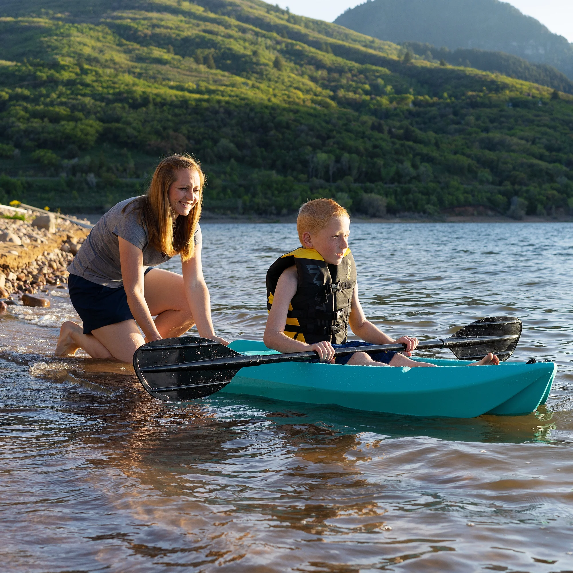 Lifetime Wave 6 ft Youth Kayak, Fire Red (91401)