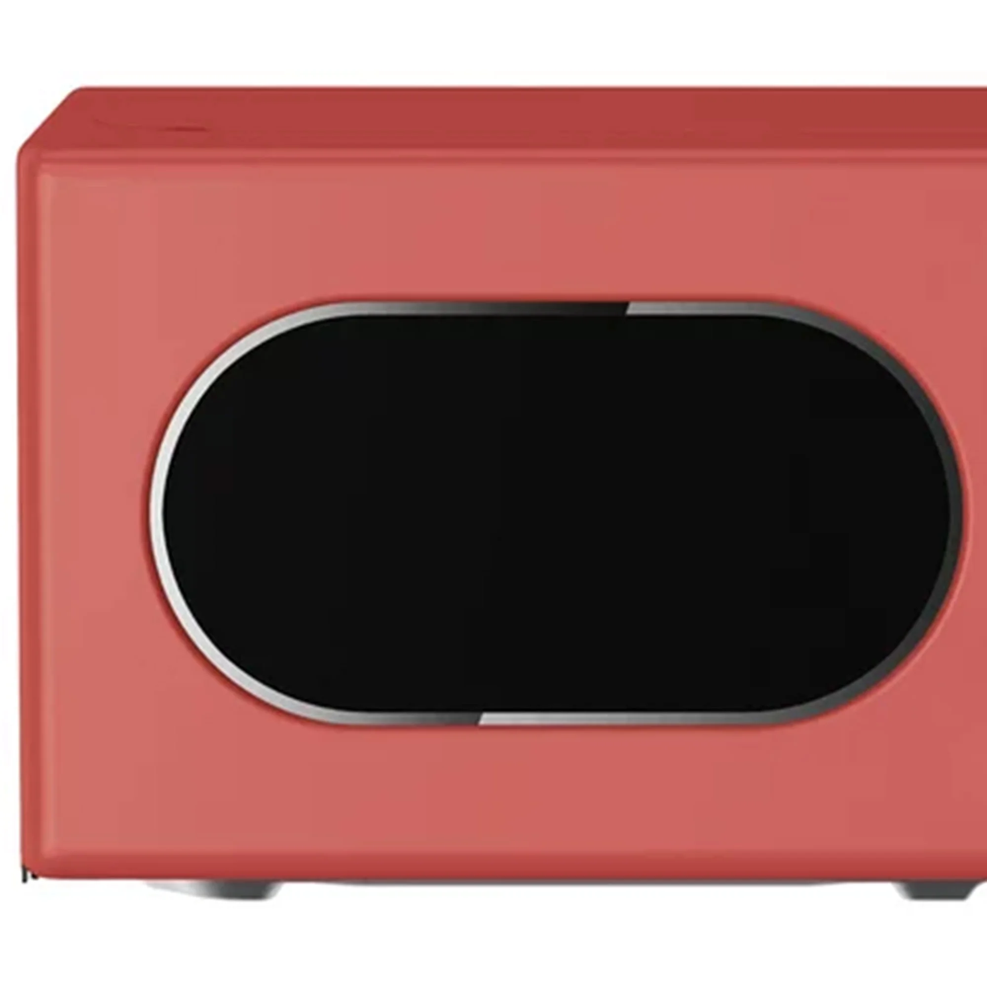Magic Chef 0.7 Cubic Feet 700 Watt Classic Retro Countertop Microwave, Red