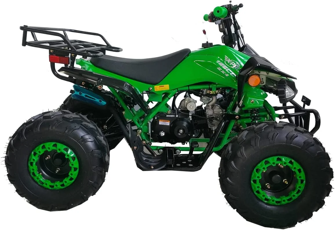 X-Pro Brand New 125cc Gas ATV, Automatic Transmission w/Reverse Remote Control Big 19