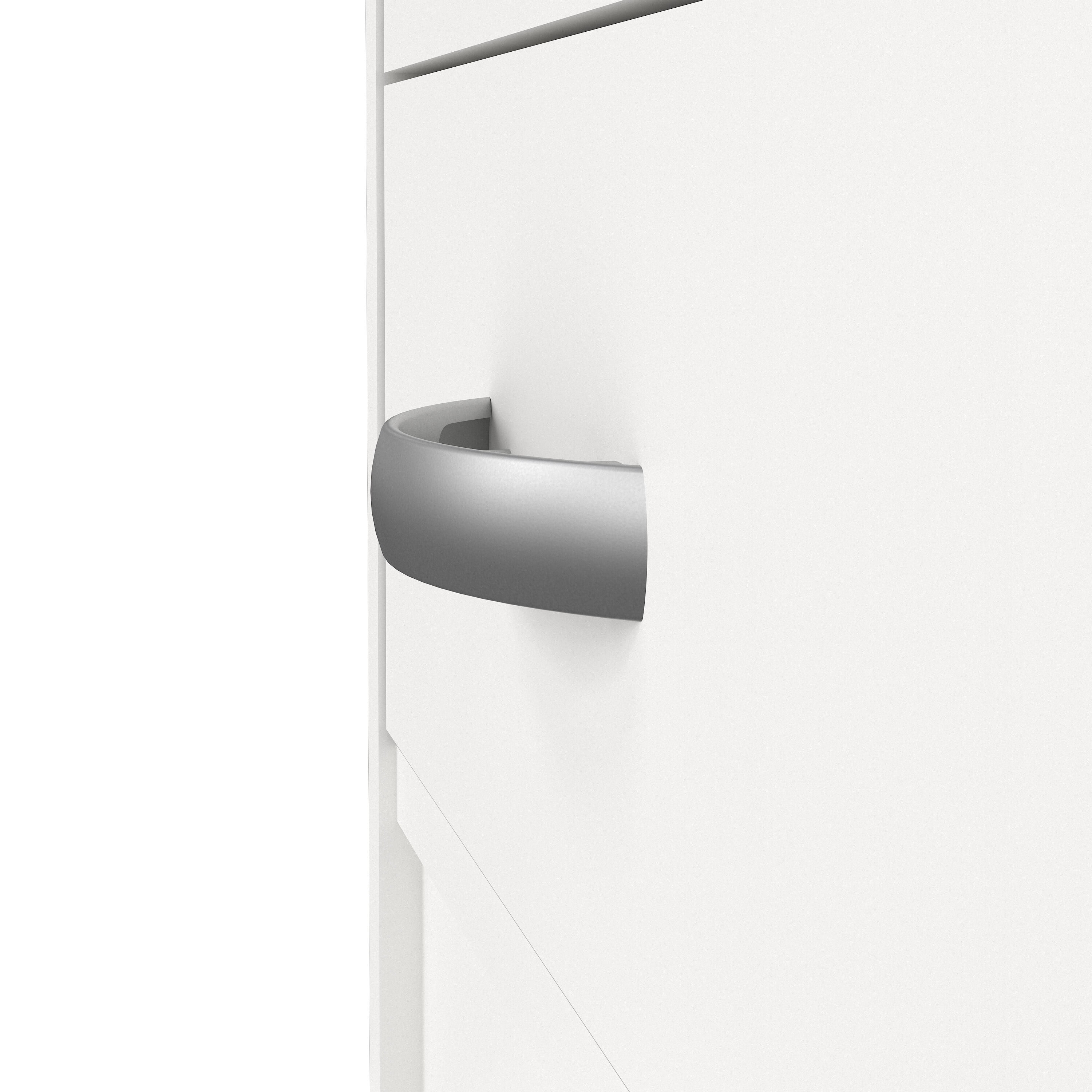 Tvilum Walden 5 Drawer Office Desk with 1 Locking Drawer for Adults, White